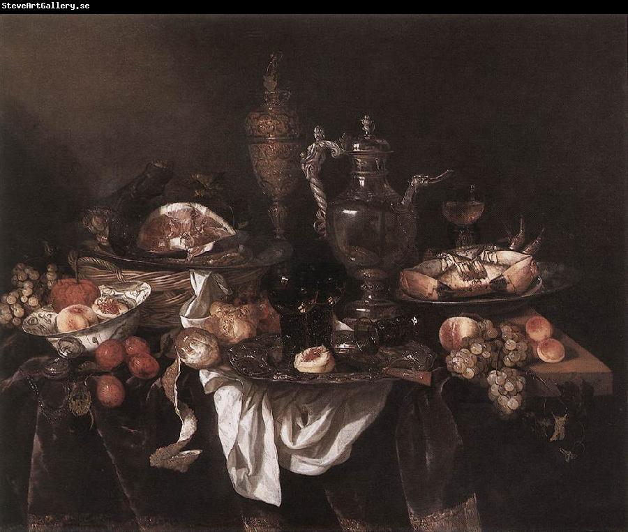 BEYEREN, Abraham van Banquet Still-Life gf